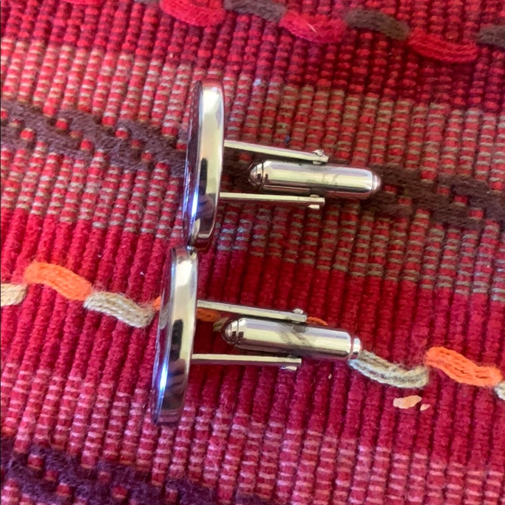 Silver Colored “G” Initialed Cuff Links - image 4